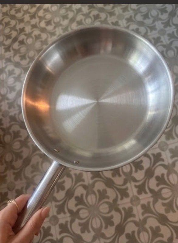 Masterchef pan, diameter 25 cm, Koekenpan, Gebruikt, Ophalen of Verzenden, Rvs