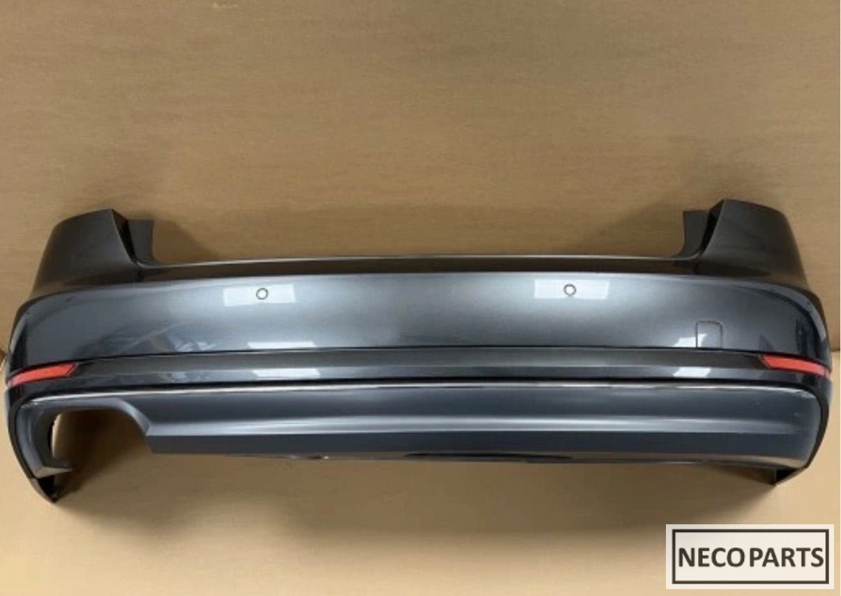 AUDI A4 B9 SEDAN ACHTERBUMPER 6xPDC LZ7S ORIGINEEL, Gebruikt, -, Achter, -