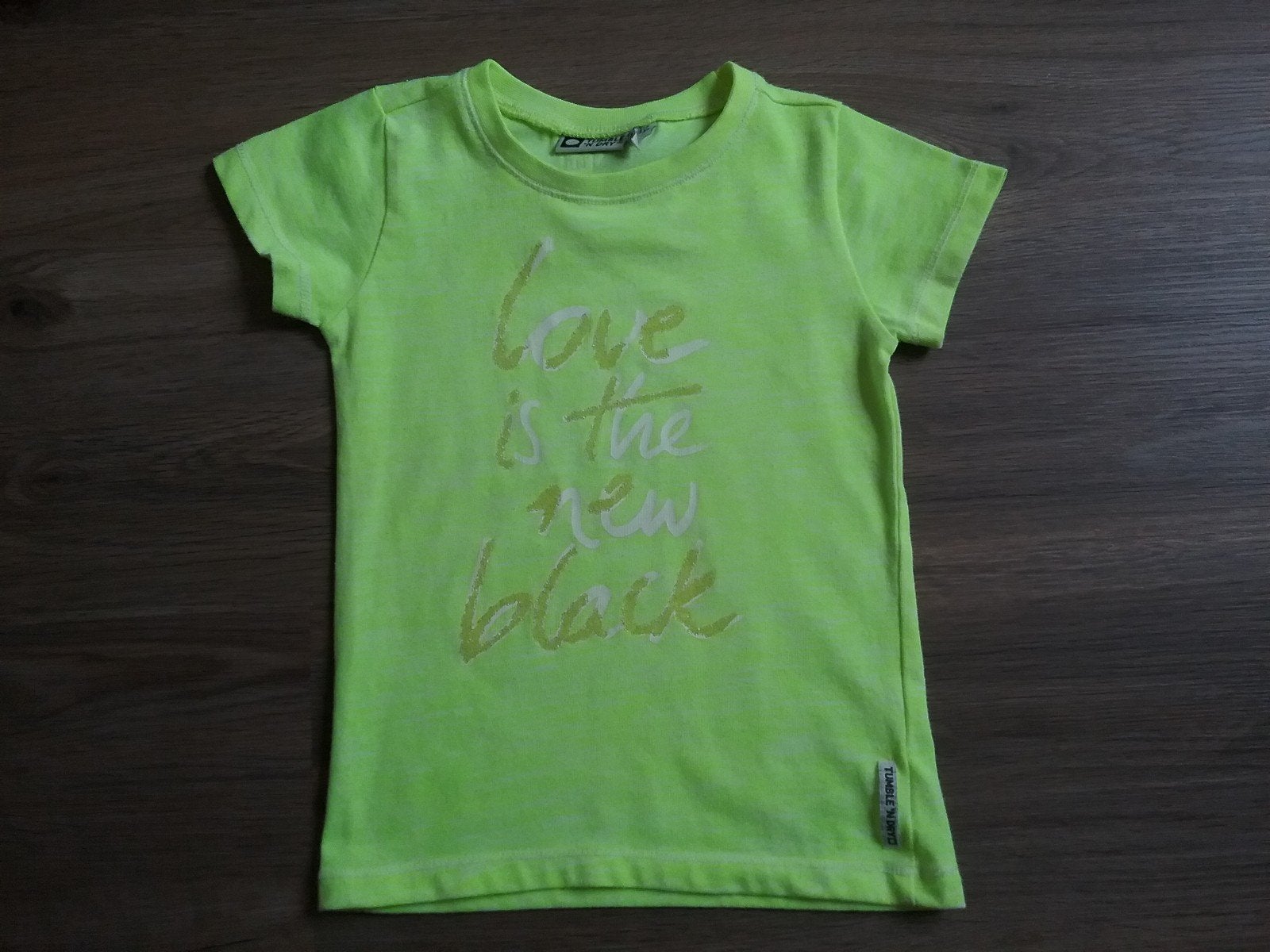 Neon geel t'shirt tumble en dry 110

Verzendkosten koper, Ophalen of Verzenden, Jongen, Shirt of Longsleeve