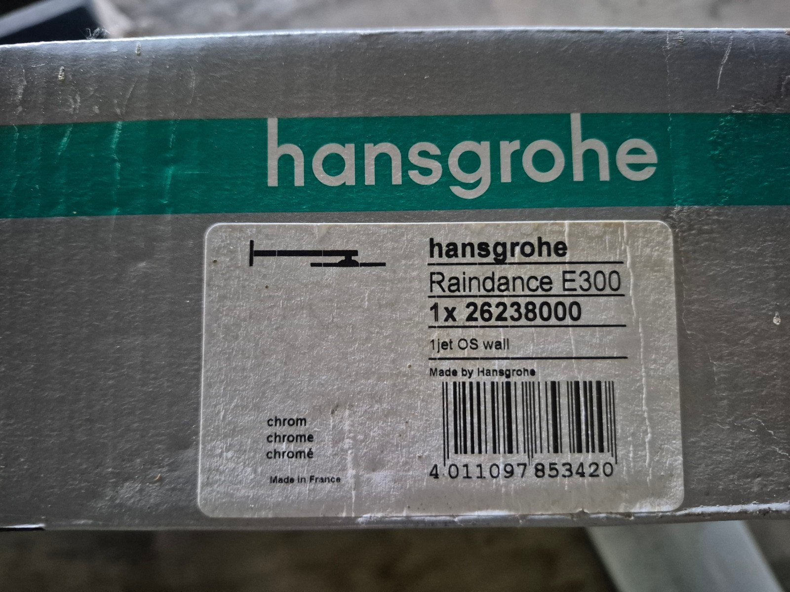 Hansgrohe Raindance E300 regendouche, Ophalen of Verzenden, Nieuw, Chroom, Douche