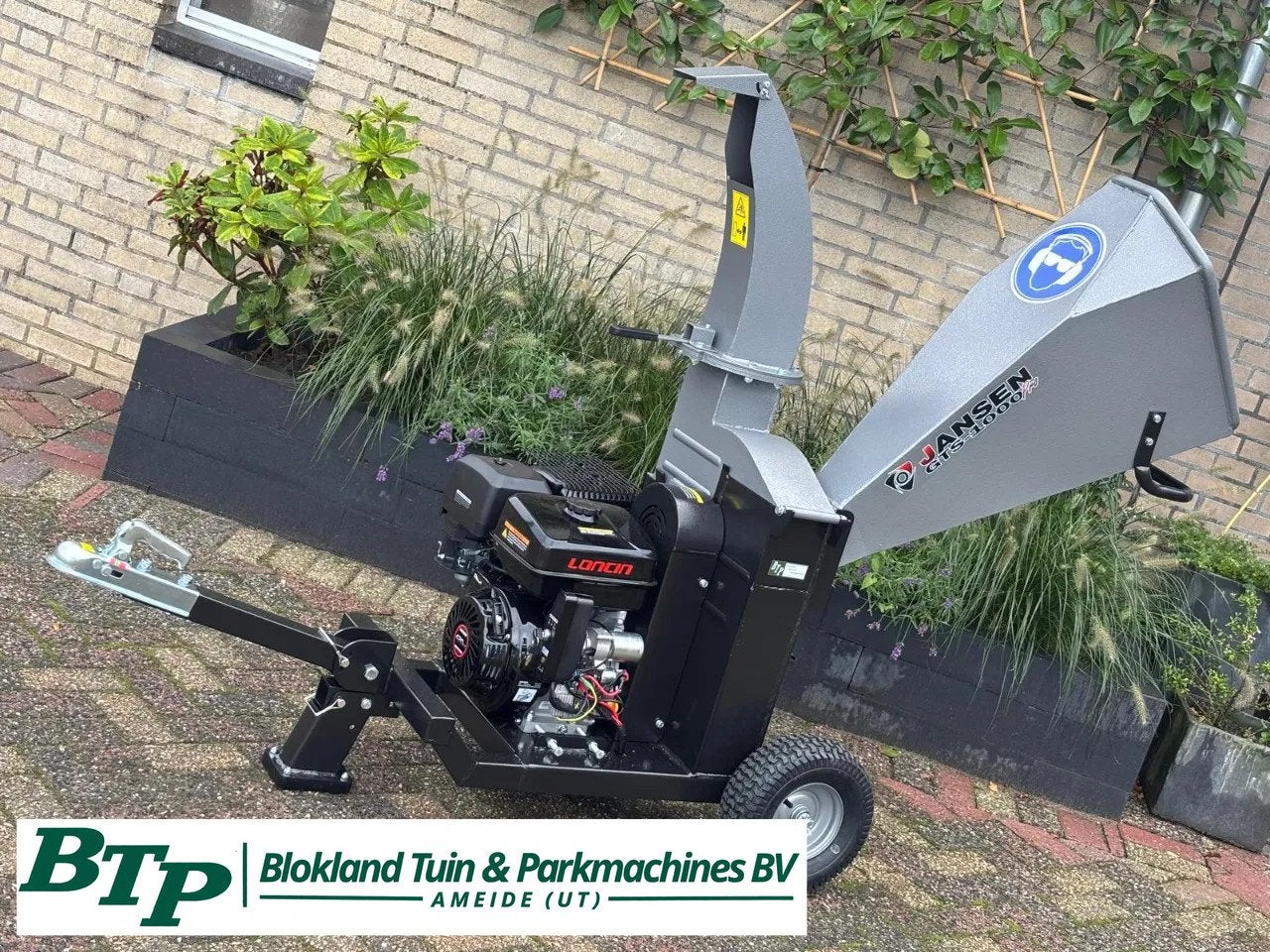 JANSEN Hakselaar versnipperaar 15pk el. start gts1000 PRO, Tuin en Terras, Gebruikt, Jansen