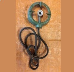 Nostalgische groen geeëmailleerde kook brander.
Merk ETNA., Ophalen of Verzenden
