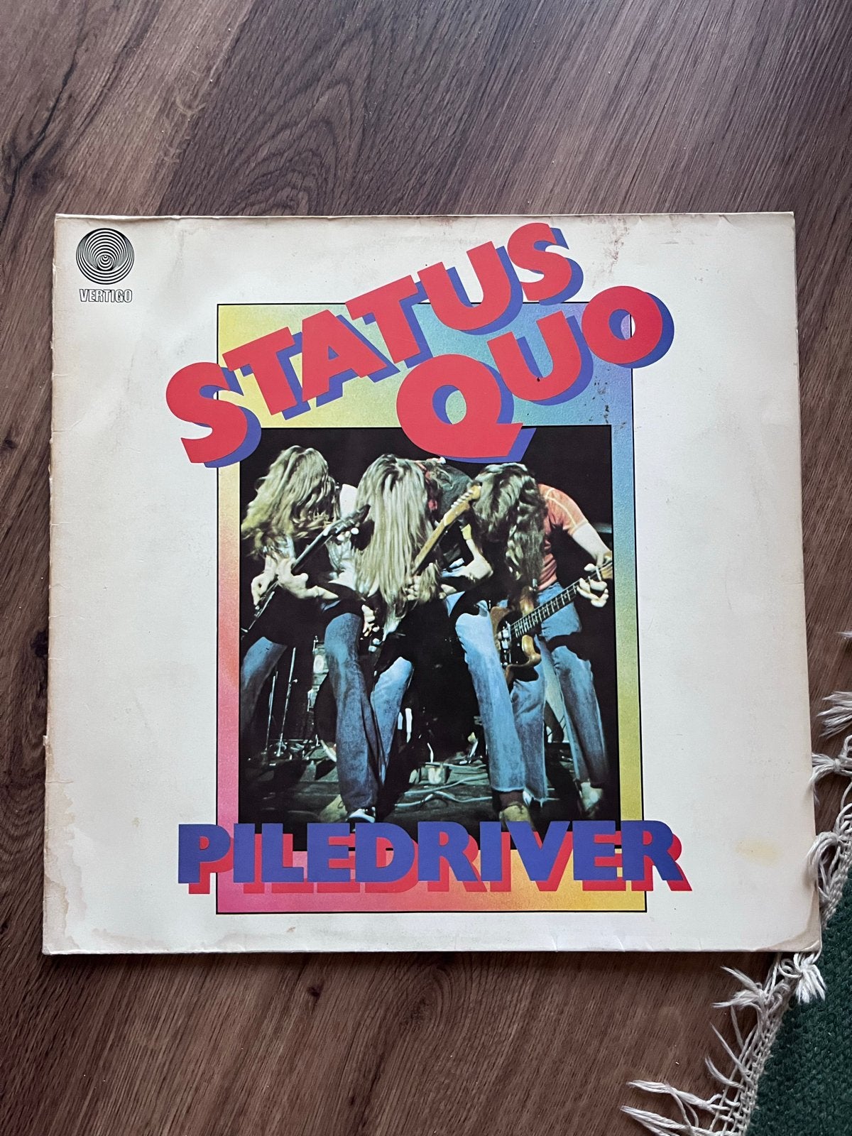 LP Status Quo - Piledriver (1972) Vertigo, Gebruikt, Originele persing, Ophalen of Verzenden, 1970 - 1979