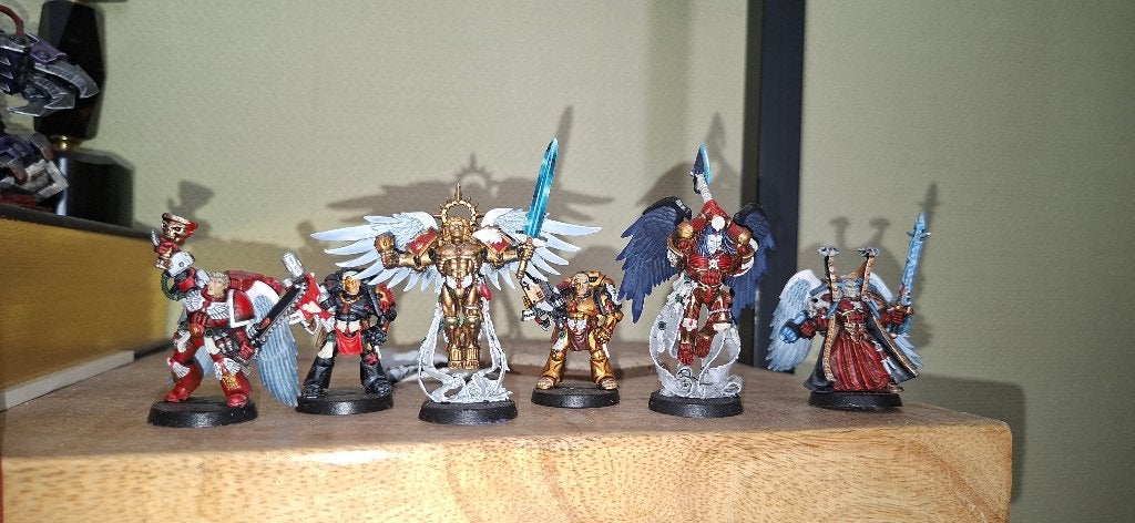 Warhammer metal Blood angels, Hobby en Vrije tijd, Wargaming, Ophalen of Verzenden, Gebruikt, Warhammer, Geverfd