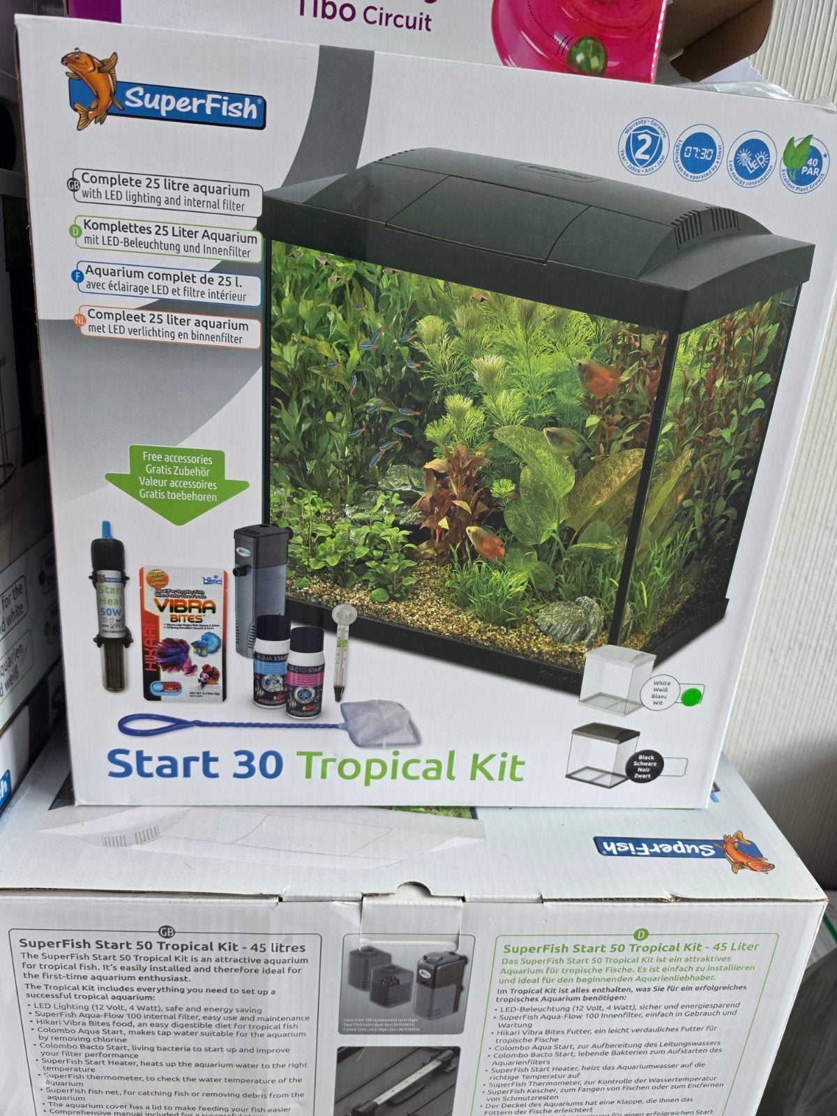 Superfish start aquariums, Dieren en Toebehoren, Vissen | Aquaria en Toebehoren, Ophalen, Nieuw, Leeg aquarium, Superfish