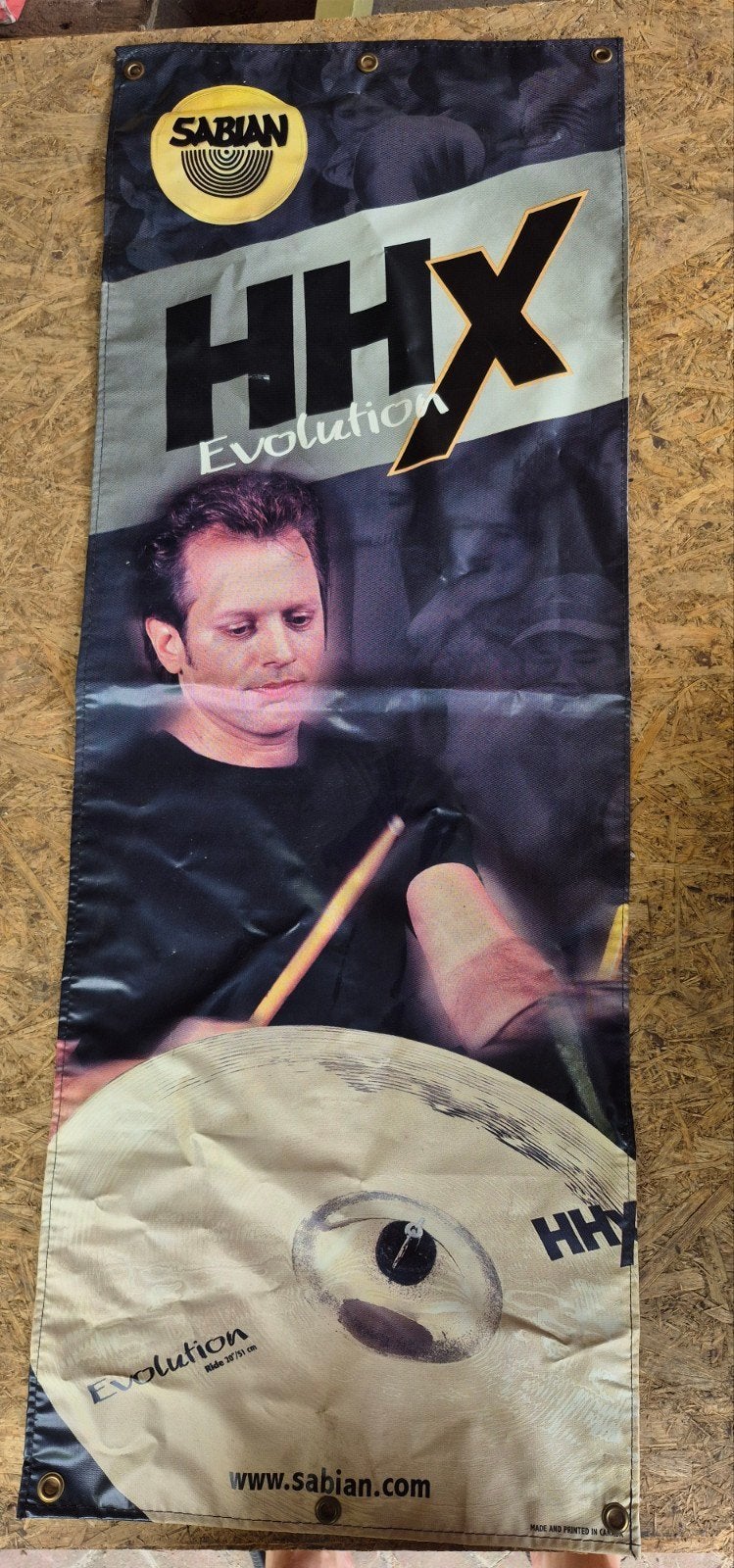 Sabian HHX Evolution Banner - 120x45 cm, Muziek en Instrumenten, Ophalen of Verzenden