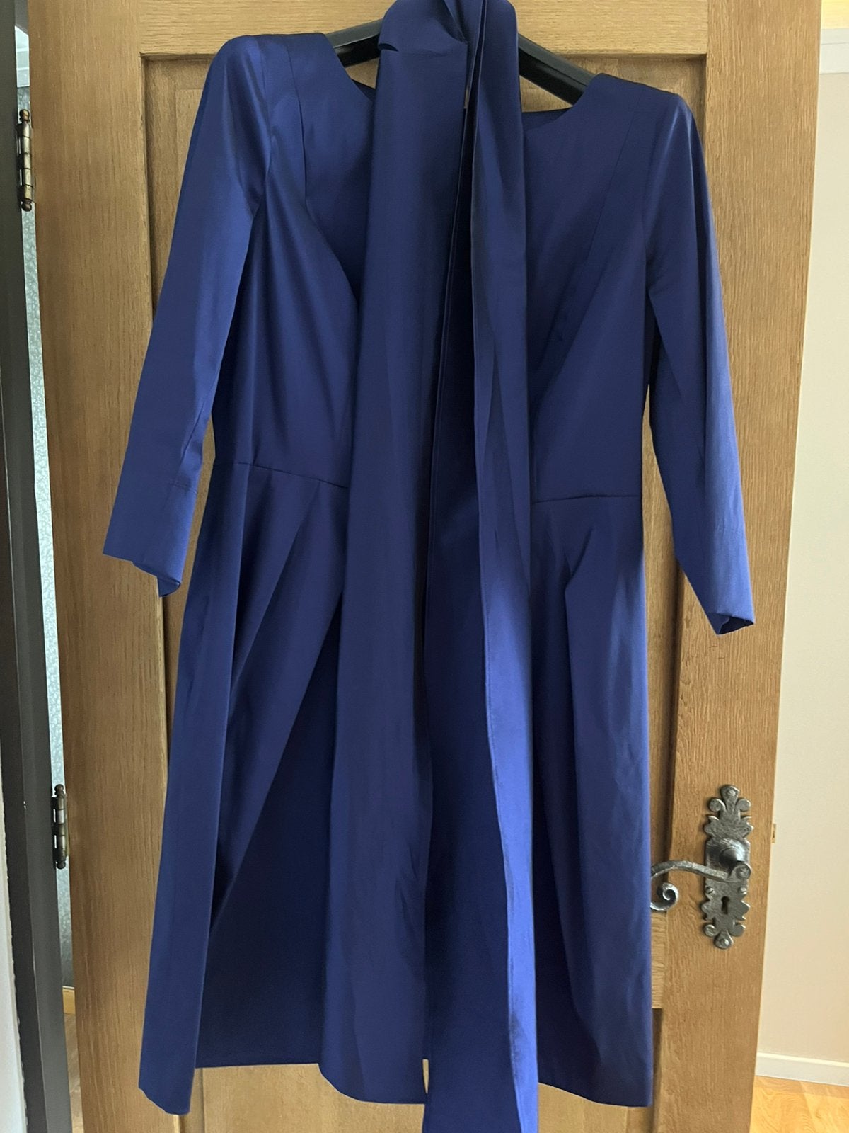 Jurk MOQ maat 44 koningsblauw, Ophalen of Verzenden, Zo goed als nieuw, Maat 42/44 (L), Blauw