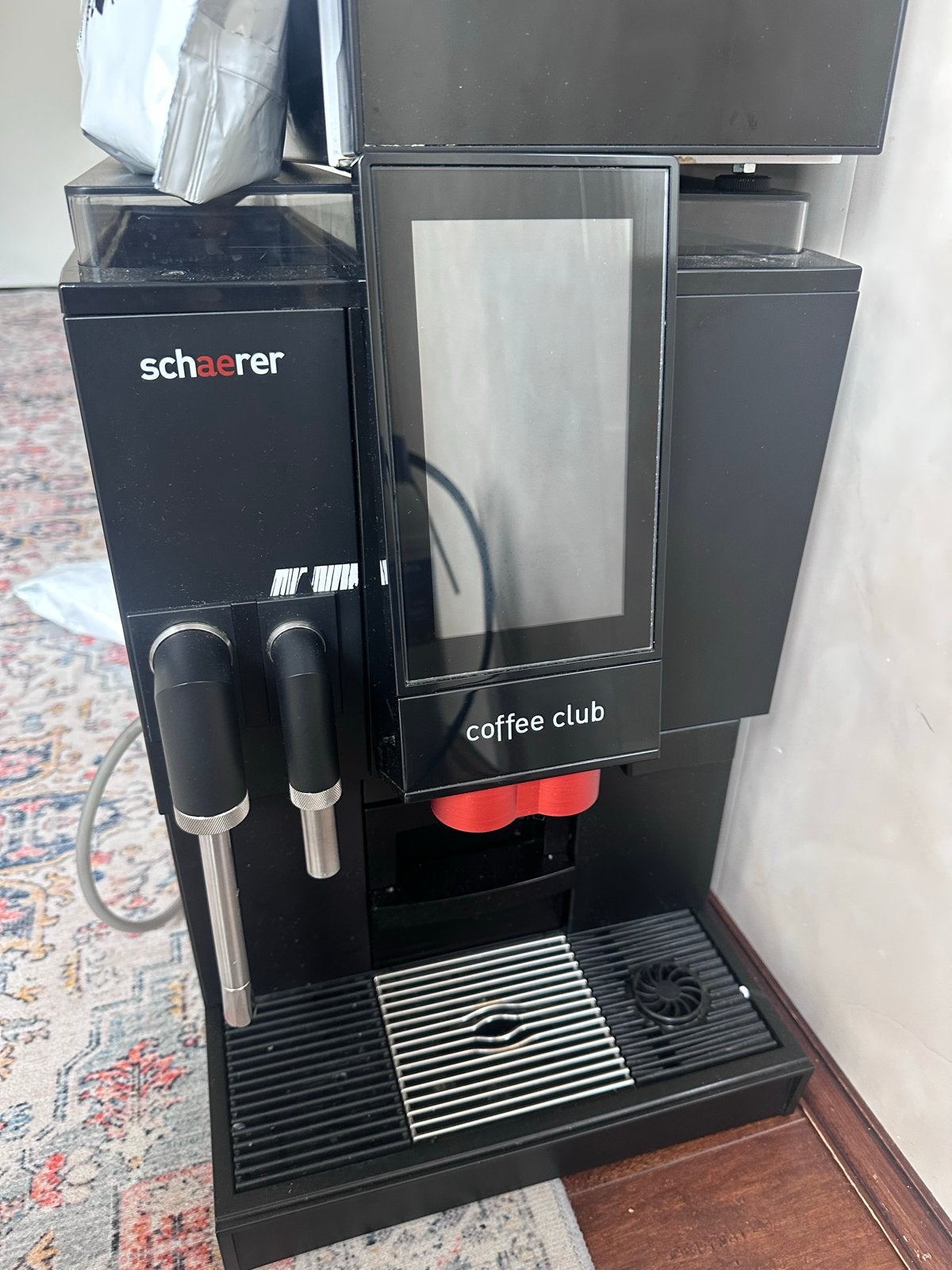 Schaerer Coffee Club volautomatische koffiemachine, Ophalen, Afneembaar waterreservoir, 10 kopjes of meer, Koffiemachine