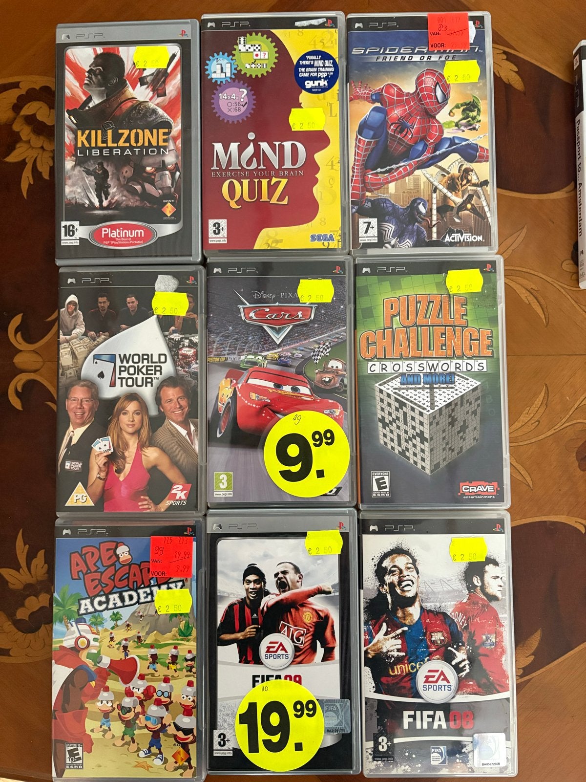 15 psp games - Zo goed als nieuw, Ophalen of Verzenden, Zo goed als nieuw, PSP, Met games