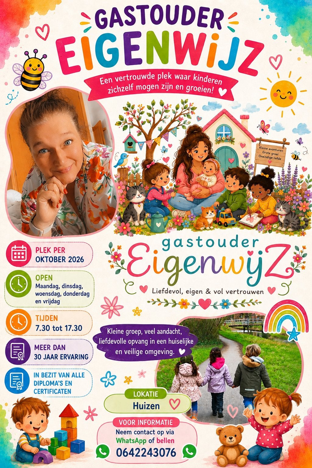 Gastouder EigenwijZ Huizen., Diensten en Vakmensen, Oppas en Kinderopvang, Gastouders