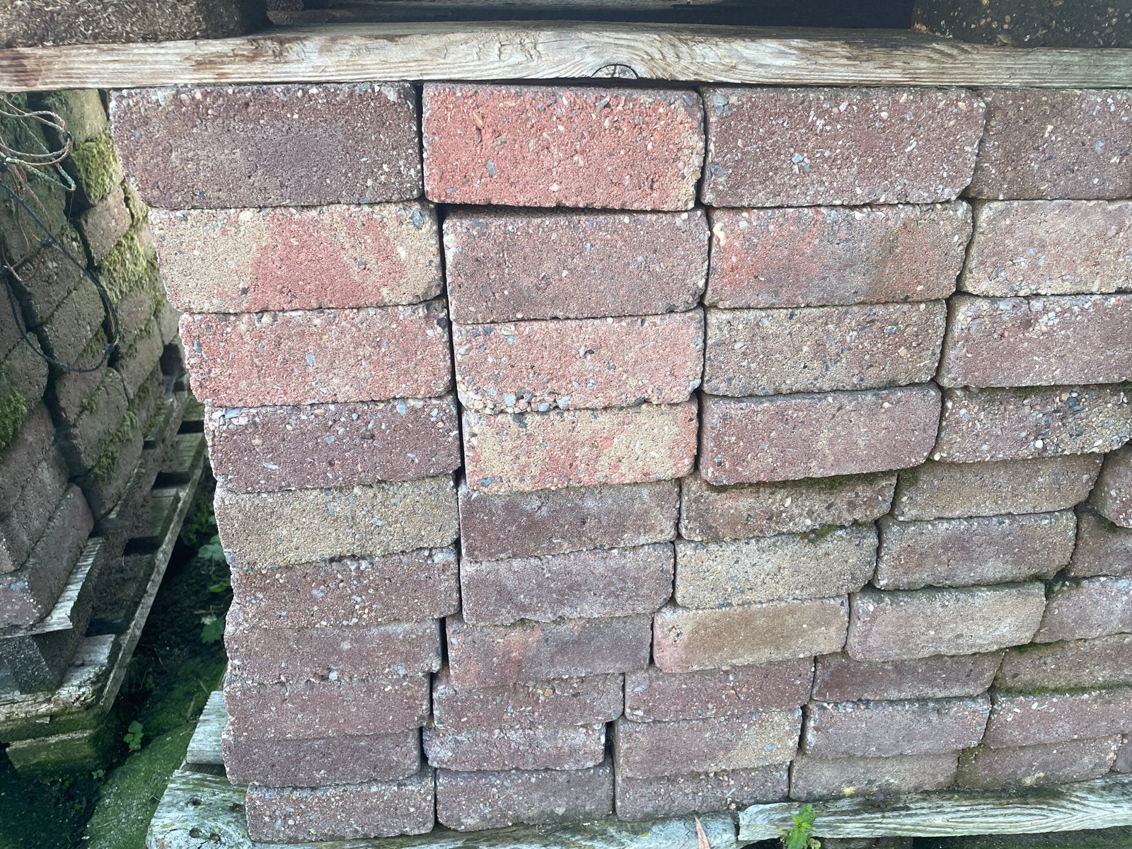Gebruikte terrastegels stenen 15x15, Ophalen, Gebruikt, Klinkers, 10 m² of meer