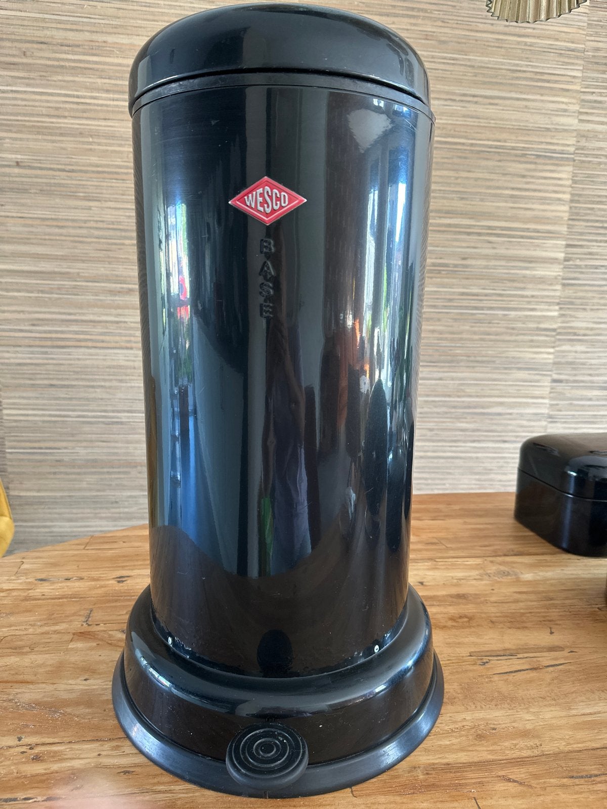 Wesco prullenbak - 64 cm hoog, Ophalen, 50 – 75, Gebruikt, Met pedaal