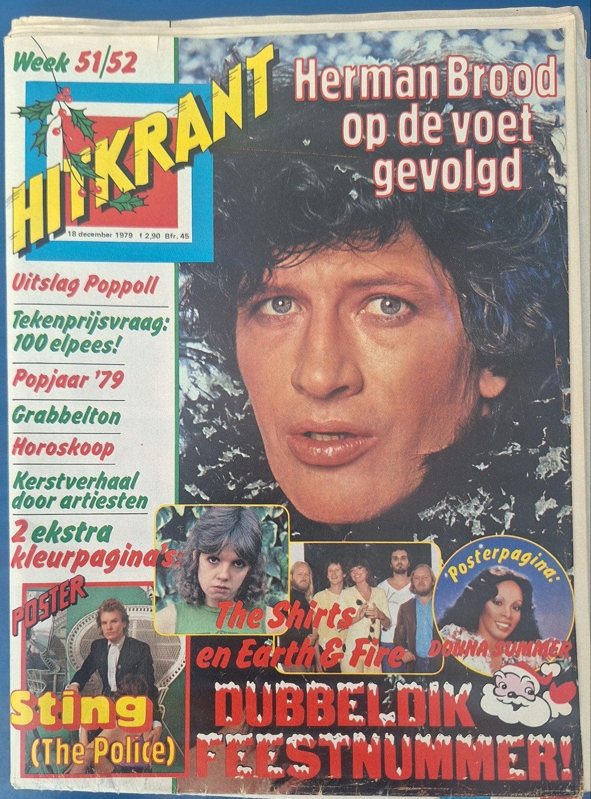 Hitkrant Dubbeldik Festnummer  - Jerney Kaagman/Earth & Fire, Ophalen of Verzenden, Gelezen, Muziek, Film of Tv