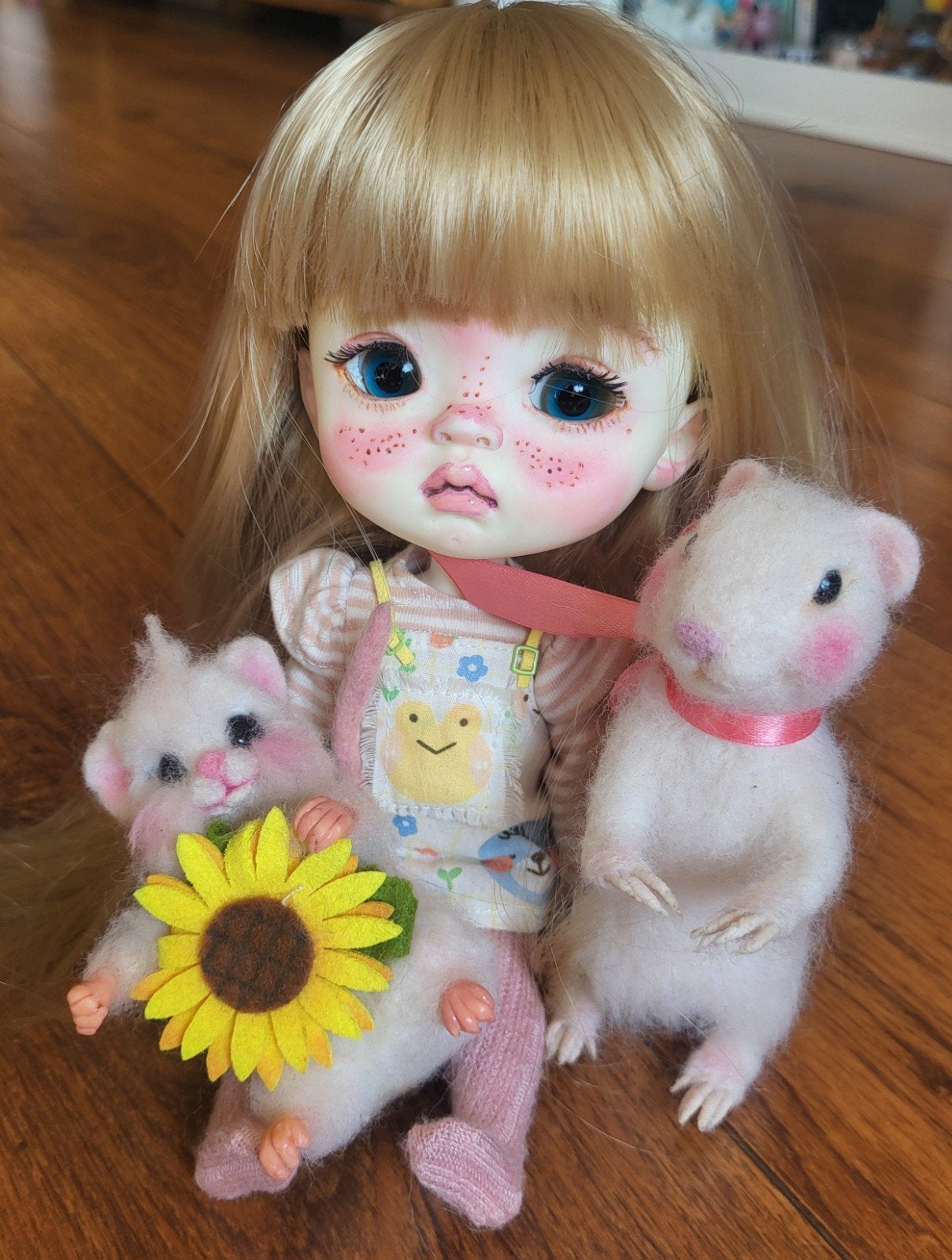 schattige handgemaakte needle filted muizen, o.a bjd's., Verzamelen, Ophalen of Verzenden, Nieuw, Accessoires