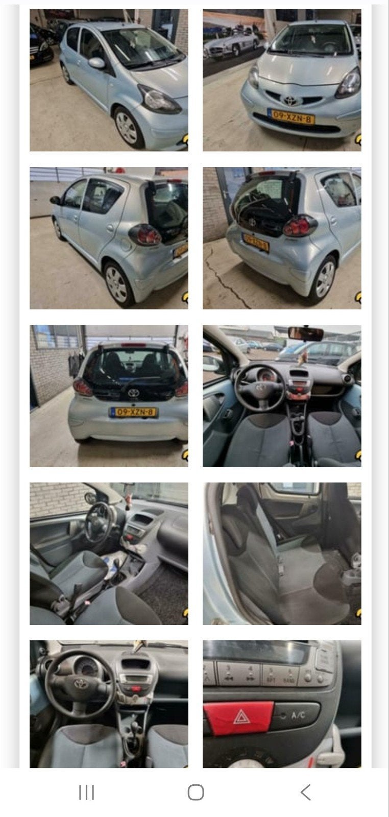 Toyota Aygo 1.0 12V Vvt-i 5DRS 2006 Blauw, Auto's, Toyota, Voorwielaandrijving, 68 pk, Handgeschakeld, Particulier