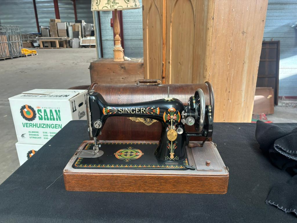 Antieke Singer naaimachine., Antiek en Kunst, Ophalen of Verzenden