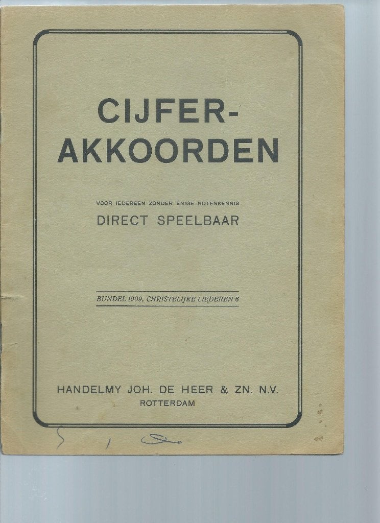 Cijferakkoorden Chr. Liederen 6, Gebruikt, Thema, Religie en Gospel, Overige instrumenten