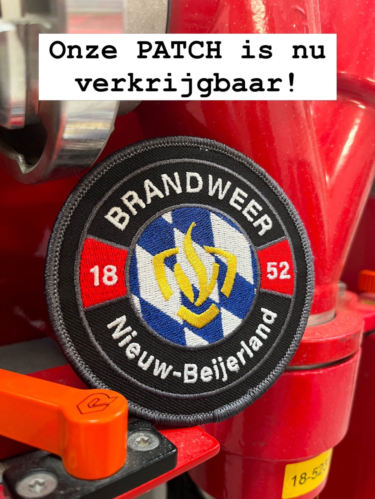 Patch Brandweer Nieuw-Beijerland, Ophalen of Verzenden, Nieuw