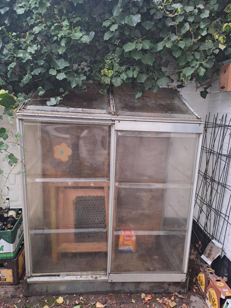 Muurkas kweekkas ideaal voor kweek tomaten kweken, Tuin en Terras, Ophalen, Polycarbonaat, Nieuw, Aluminium