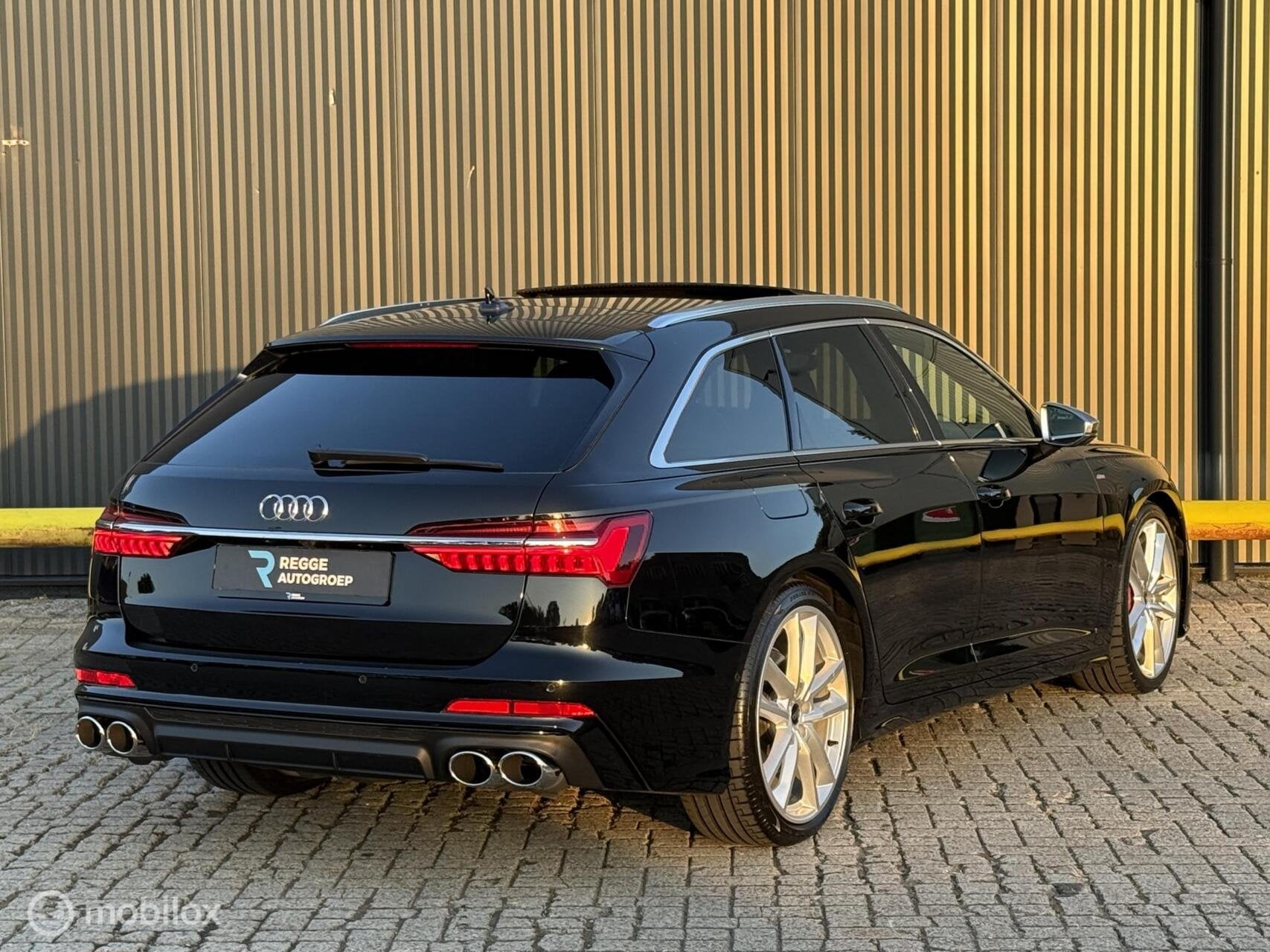 Audi A6 Avant 55 TFSI e quattro Competition S6 PAKKET, Automaat, Gebruikt, Euro 6, Zwart