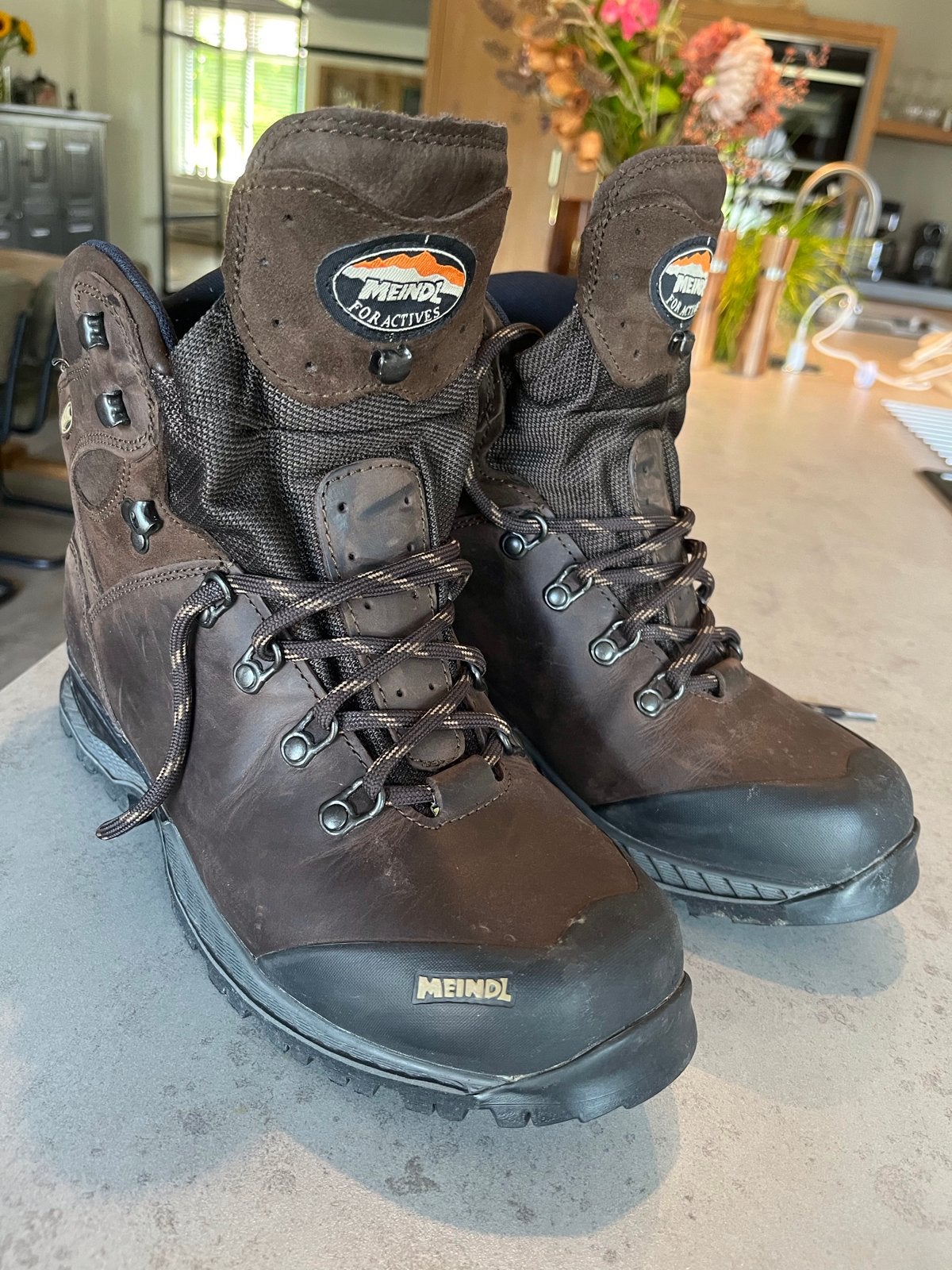 Meindl Softline Top Mocca Wandelschoenen Maat 44, Ophalen of Verzenden, Zo goed als nieuw, Schoenen