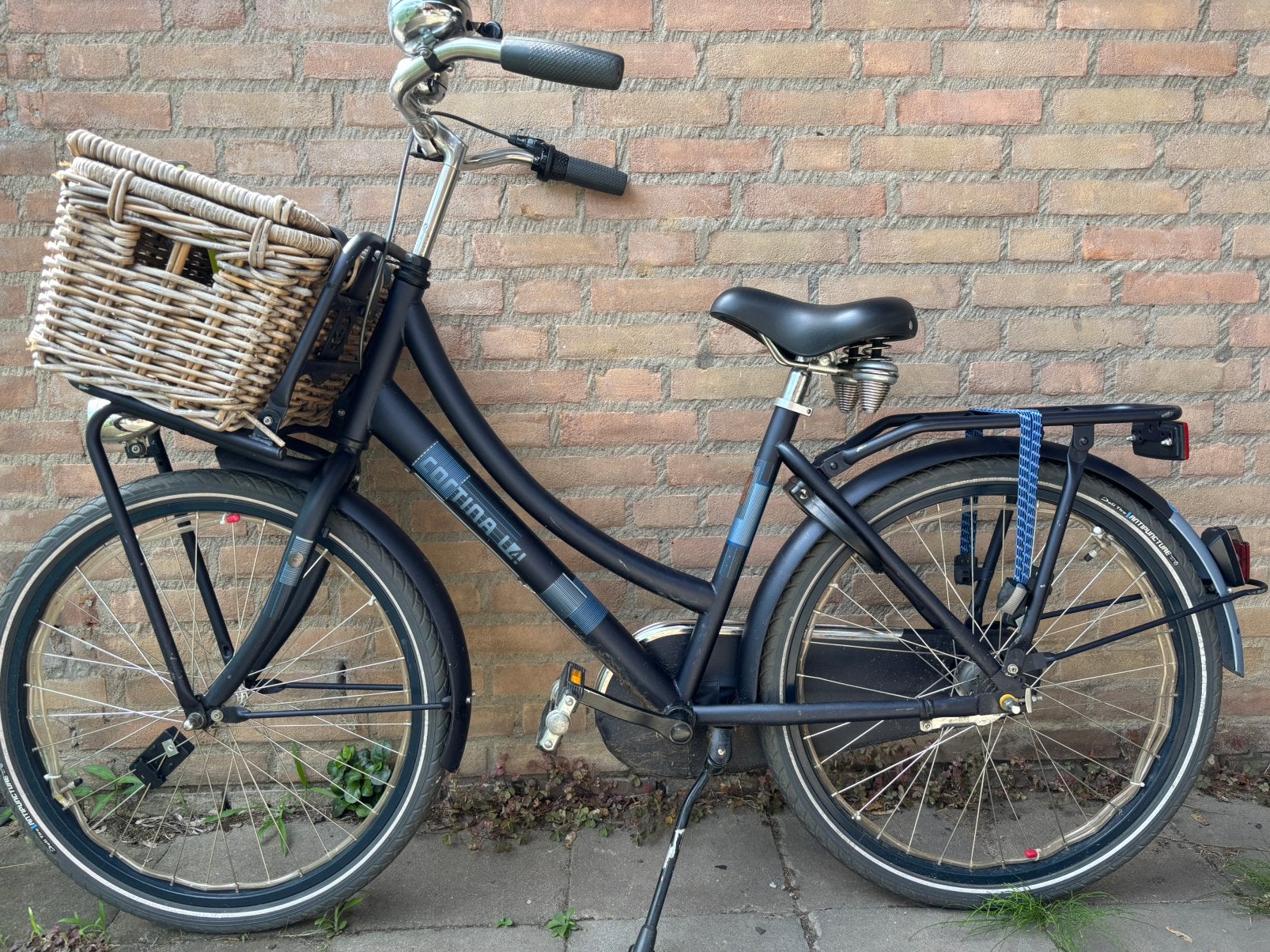 Cortina mat zwarte kinderfiets, Ophalen, Gebruikt, Terugtraprem, 20 inch of meer