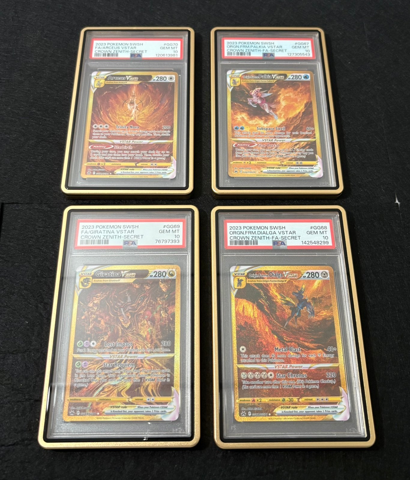PSA 10 Crown Zenith Gold Card Set, Ophalen of Verzenden, Zo goed als nieuw