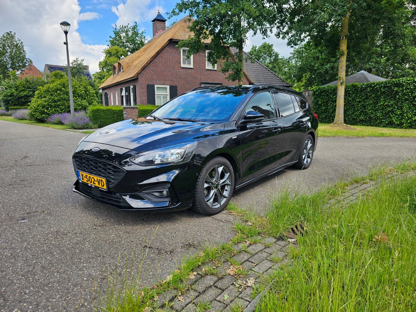 Ford Focus 1.5 EcoBoost ST Line Vignale 150pk Aut 2019 Zwart, Auto's, 1345 kg, Zwart, 150 pk, Leder en Stof