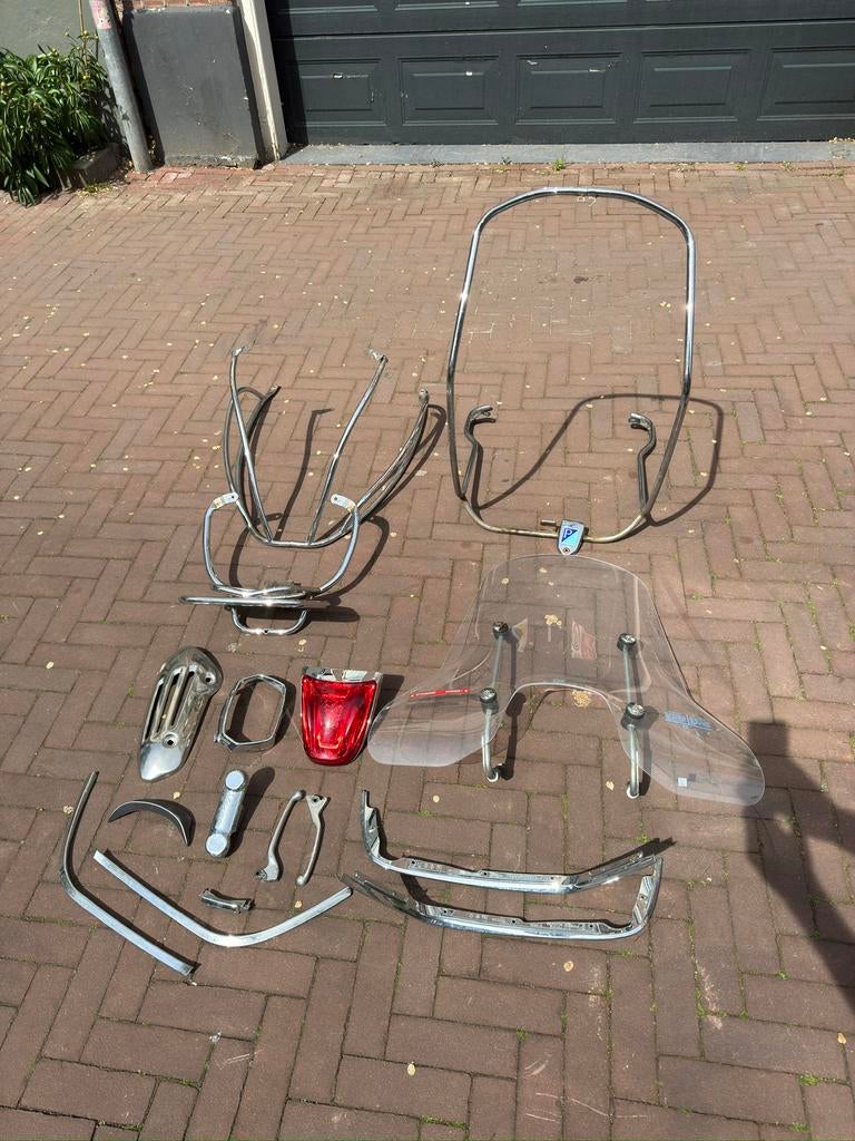 Complete set originele Vespa Sprint onderdelen, Fietsen en Brommers, Brommeronderdelen | Scooters, Ophalen, Gebruikt, Overige typen