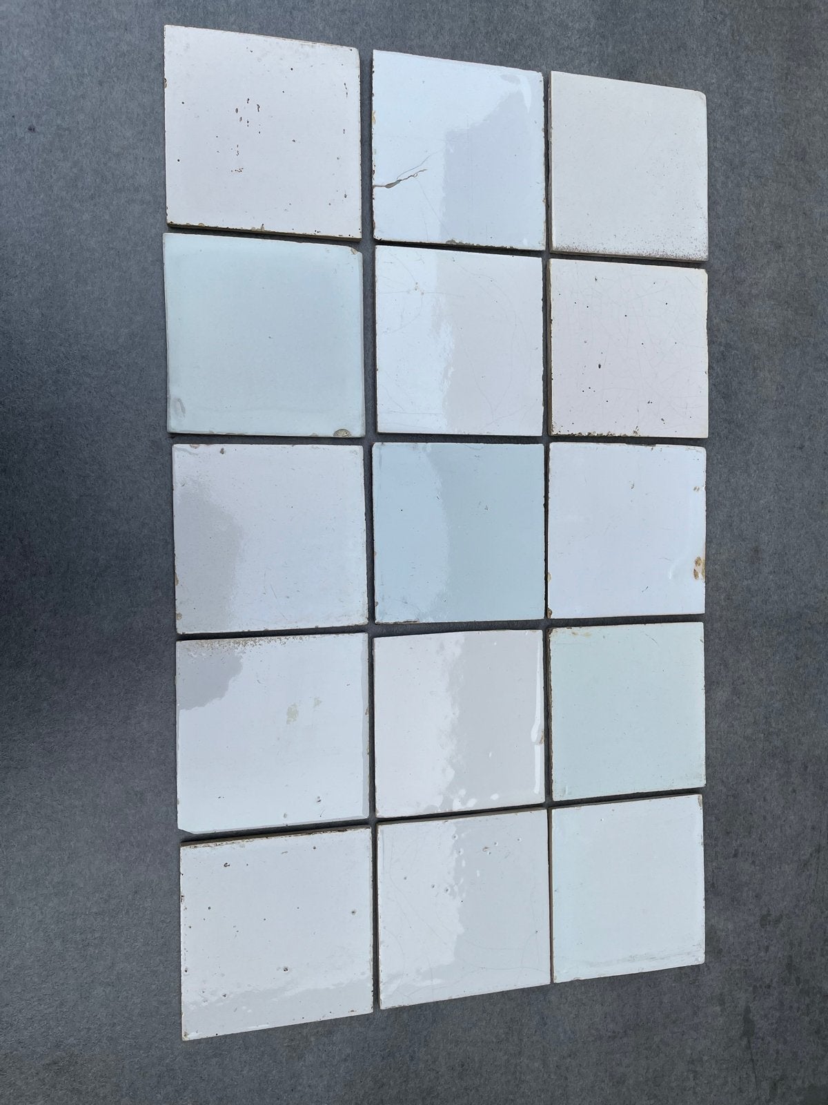 Antieke Witjes 13x13 cm, 15 stuks, Antiek en Kunst, Ophalen