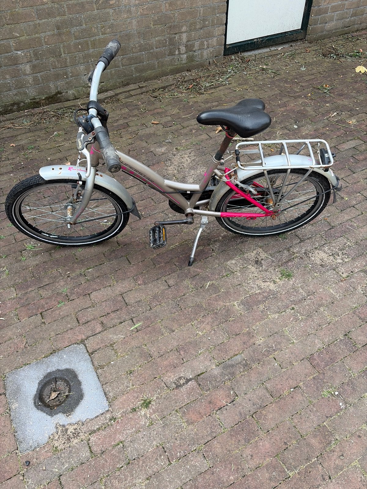 Kinderfiets Loekie Superstar, Fietsen en Brommers, Fietsen | Kinderfietsjes, Ophalen, Gebruikt, Velgrem, 20 inch of meer