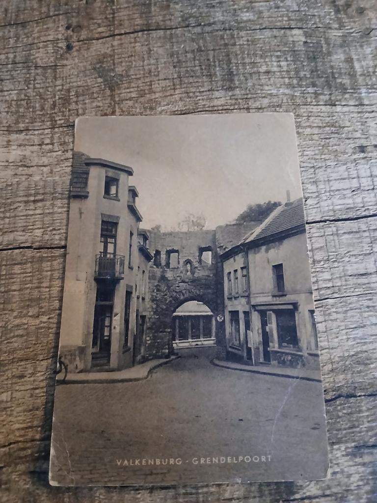 Oude ansichtkaart Valkenburg - Grendelpoort (Gelopen), Ophalen of Verzenden, Voor 1920, Gelopen, Limburg