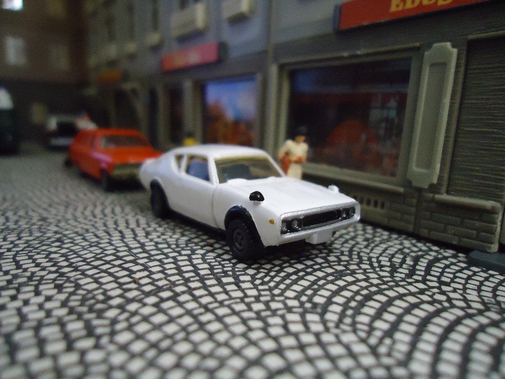 1972/1977 Nissan Skyline 2000 GTR KPGC110 ( schaal 1:96 ) #2, Ophalen of Verzenden, Zo goed als nieuw, Auto, Overige merken