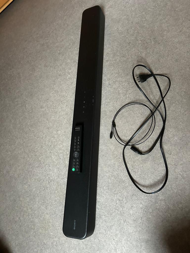 Sony Soundbar met afstandsbediening en kabels, Ophalen, Bluetooth, Zo goed als nieuw