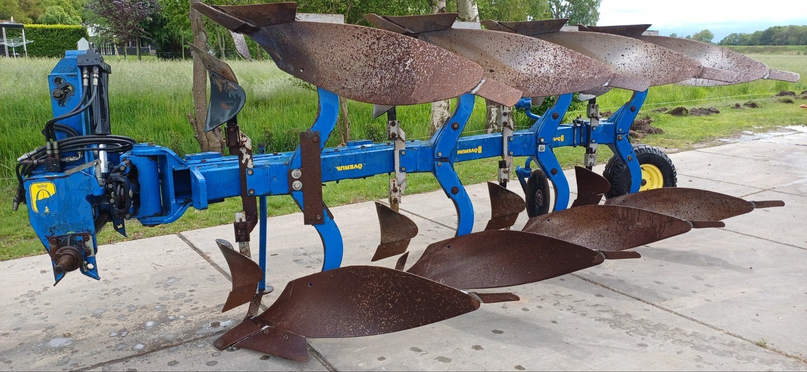 Overum DX 4100F wentelploeg wentel ploeg lemken kverneland, Ophalen, Grondbewerking