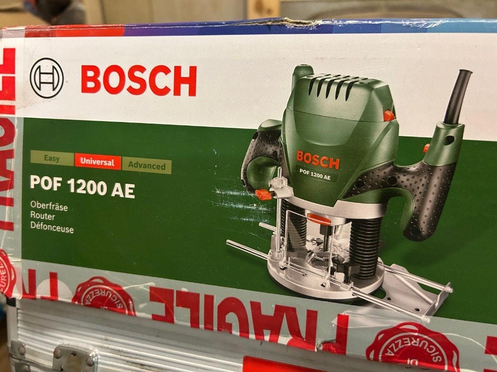 bovenfrees, Doe-het-zelf en Verbouw, Gereedschap | Freesmachines, Gebruikt, Ophalen of Verzenden, Bovenfrees, Bosch