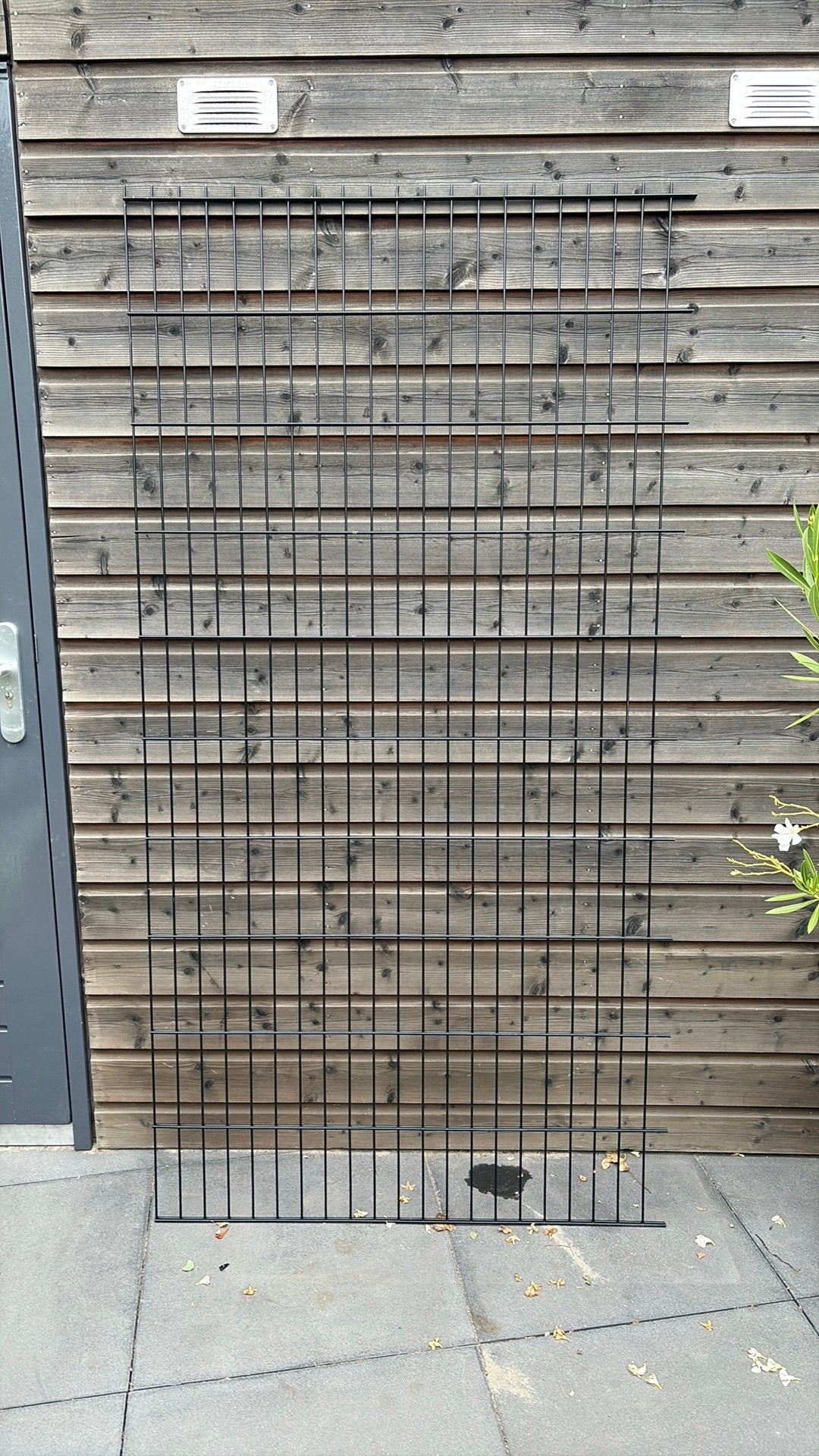 Dubbelstaafmat 200x110cm - variant 6/5/6 - Zwart, Tuin en Terras, Gaas en Draad, Ophalen, Zo goed als nieuw, 20 meter of meer