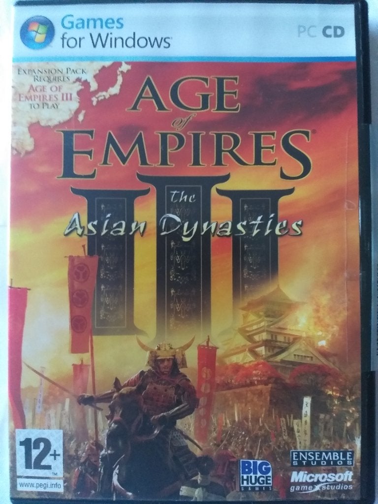 Age of Empires III "The Asian Dynasties", Gebruikt, Vechten, 1 speler, Eén computer