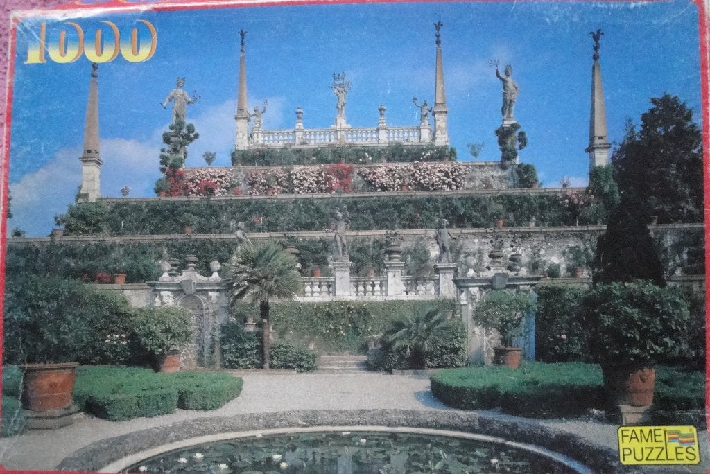 FAME PUZZLES ITALY LAGO MAGGIORRE  1.000st. 1,95euro., Hobby en Vrije tijd, Denksport en Puzzels, Ophalen of Verzenden, 500 t/m 1500 stukjes