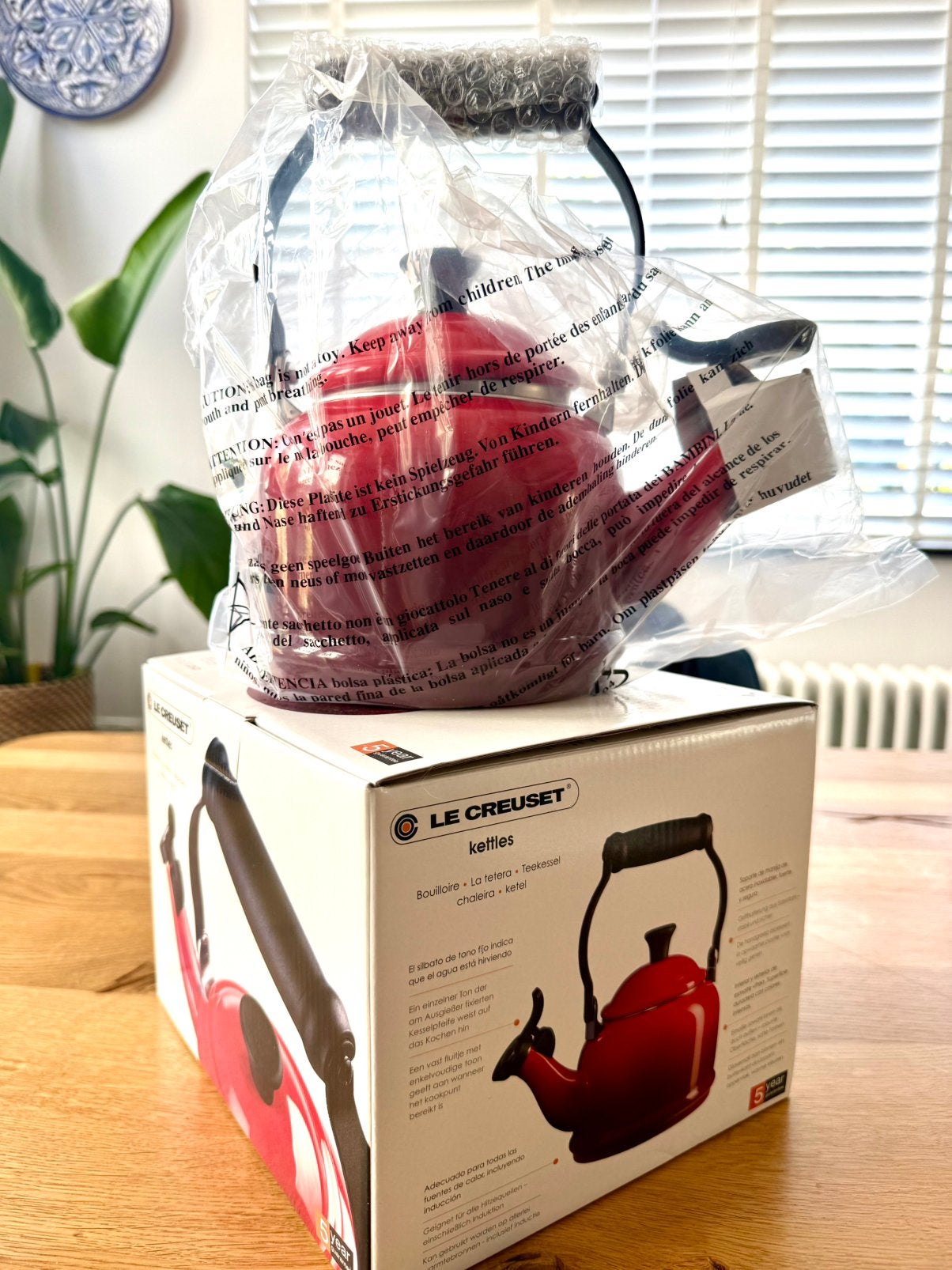Nieuwe Le Creuset demi fluitketel 1.1l, Witgoed en Apparatuur, Ophalen of Verzenden, Nieuw
