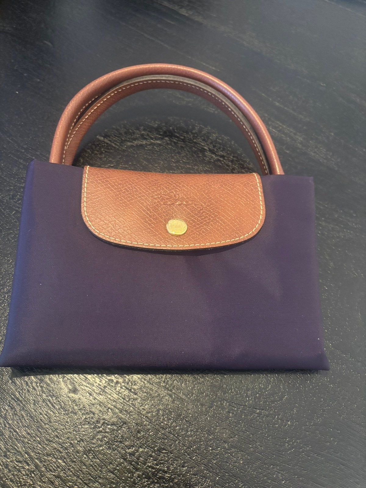 Longchamp tas, Ophalen of Verzenden, Zo goed als nieuw, Paars