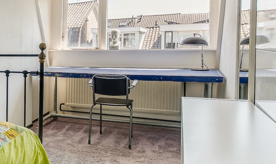 Houten Design-tafel, Ophalen, Demontabel, Hout, Zo goed als nieuw