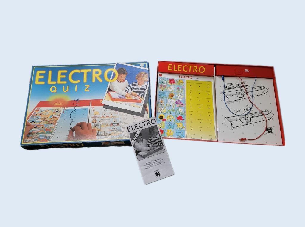JUMBO vintage Electro Quiz 1988 ~ NH4400, Kinderen en Baby's, Speelgoed | Educatief en Creatief, Gebruikt, Elektronica, Puzzelen