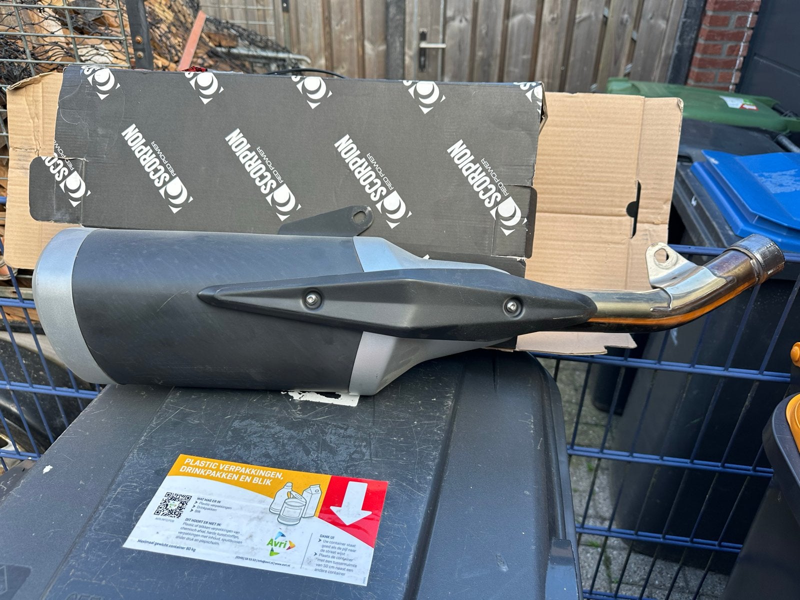 Originele uitlaat Kawasaki Z750 met toebehoren, Ophalen of Verzenden, Gebruikt