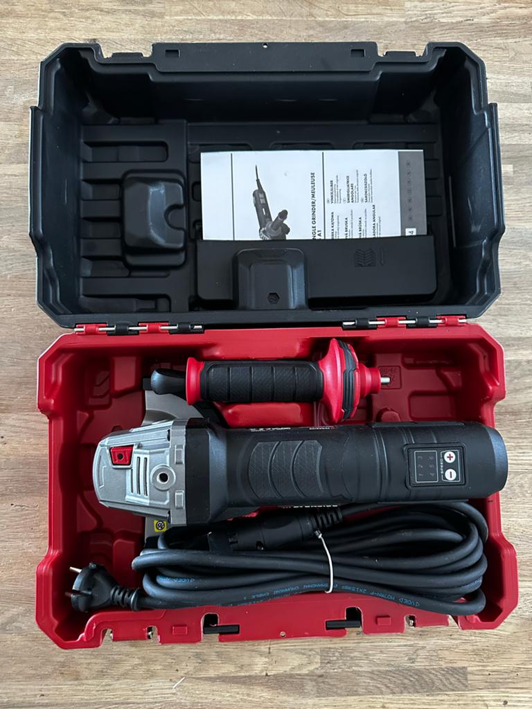 Parkside Performance haakse slijper 125mm 230V - Nieuw, Ophalen of Verzenden, Nieuw, Haakse handslijpmachine