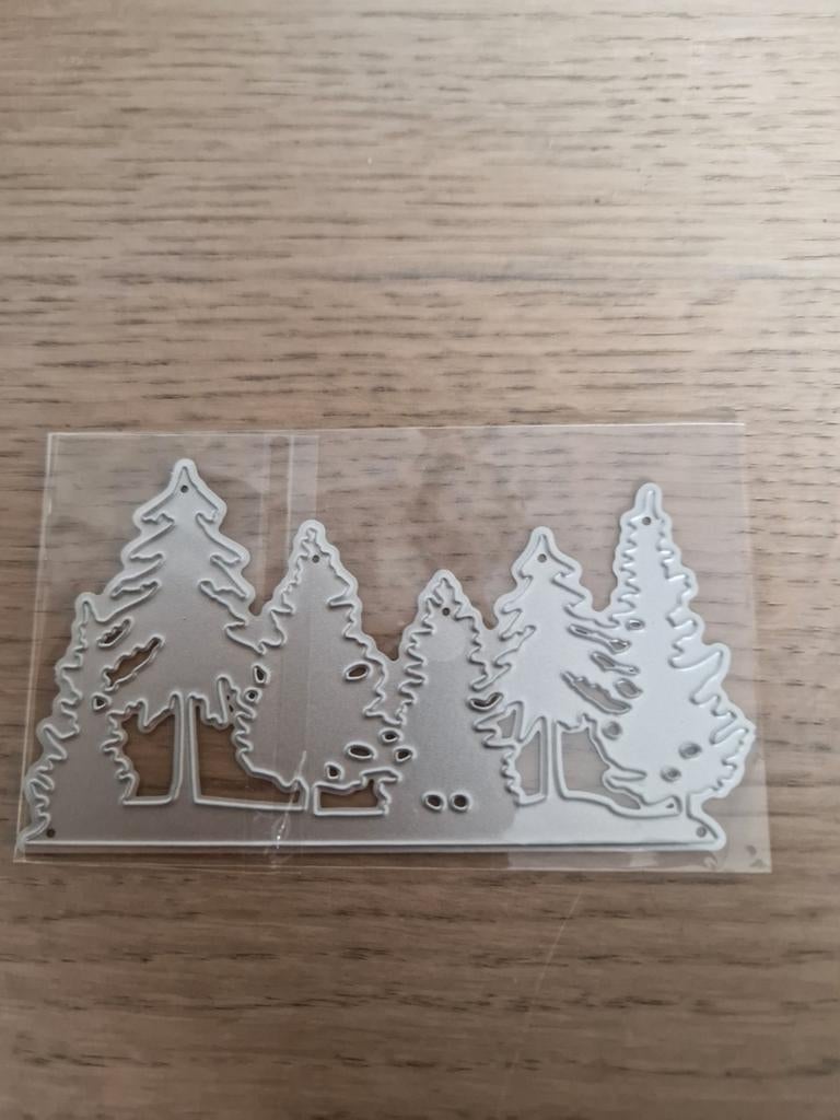 Snijmal Dennenbomen - Kerst en Winter Crafting, Ophalen of Verzenden, Nieuw