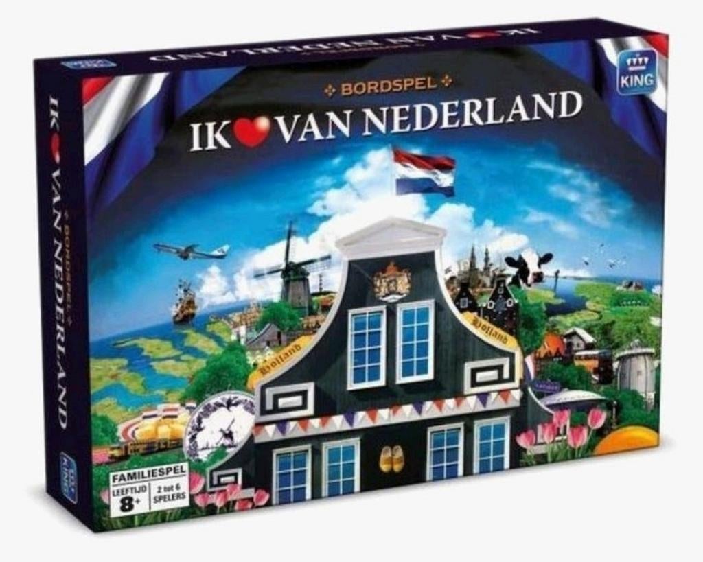 Gezelschapsspel Ik hou van Nederland.  Nieuw in dichte doos, Ophalen, Nieuw