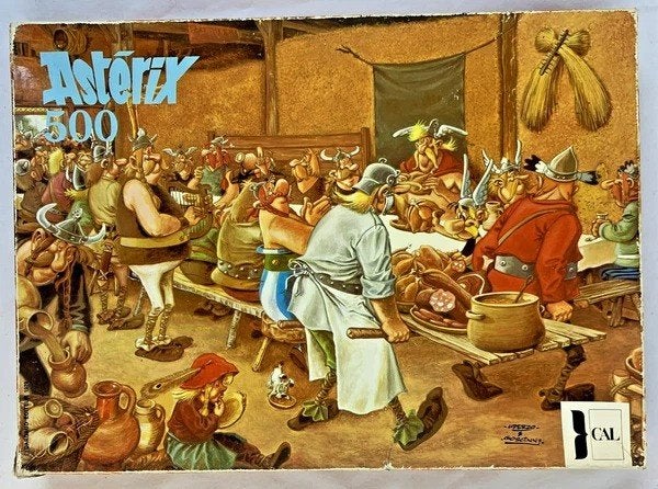 Astérix Puzzel 500 st. Boerenbruiloft Vintage 1979 Asterix, Hobby en Vrije tijd, Verzenden, 500 t/m 1500 stukjes, Zo goed als nieuw
