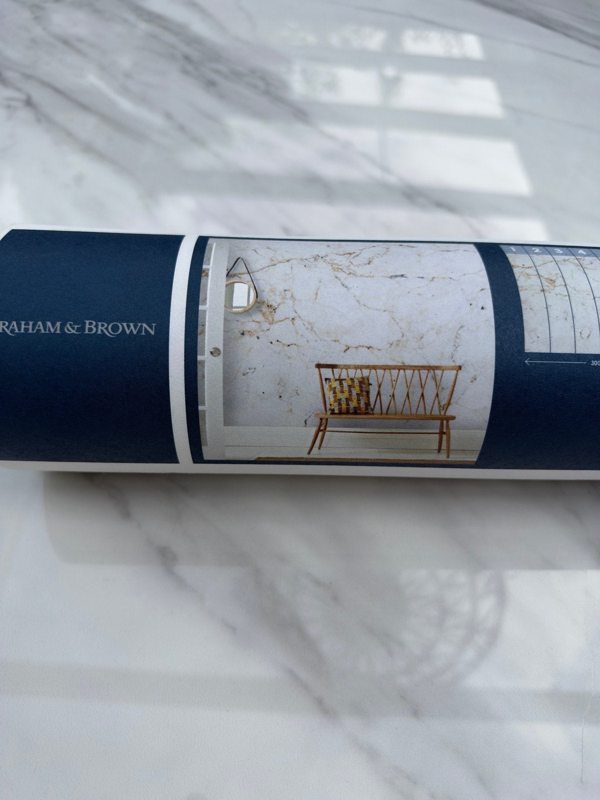 Nieuw Graham & Brown Fotobehang Marmerlook, Graham & Brown, Materiaallook, Wit, Modern