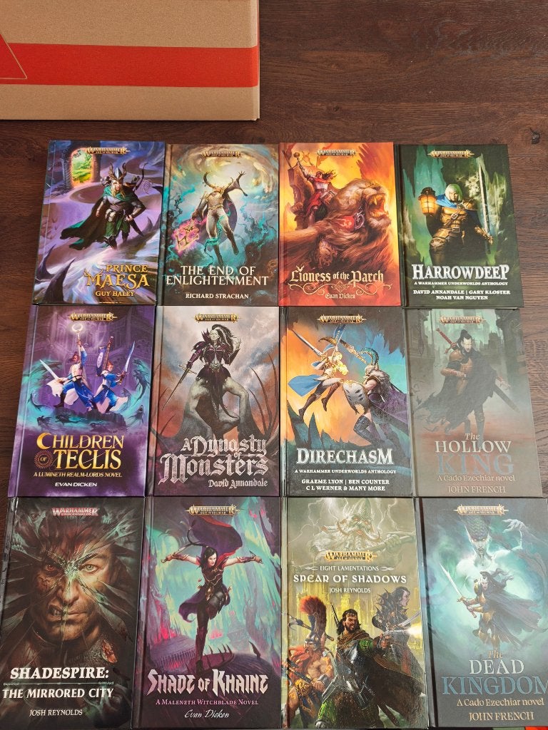 Warhammer AoS/Underworlds Boeken Collectie (12 stuks), Ophalen of Verzenden, Zo goed als nieuw, Warhammer, Boek of Catalogus